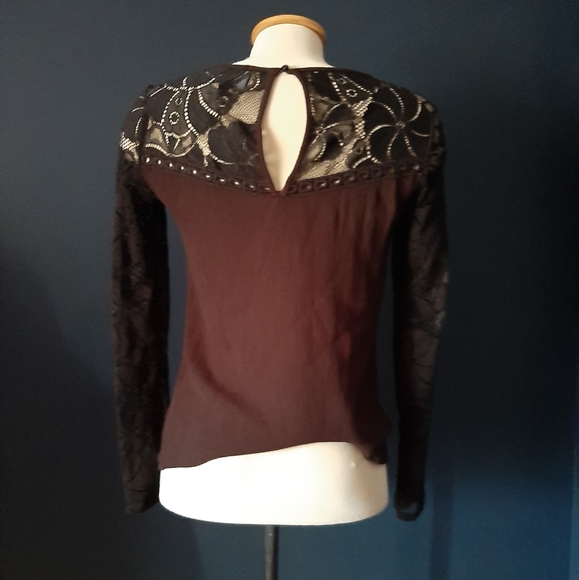 Romeo and juliet couture black lace top - Picture 3 of 5